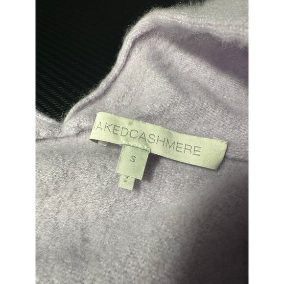 Naked Cashmere Cropped Shrug Cardigan Sweater Lavender Purple Size Small - Picture 3 of 12